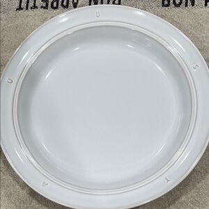 Staub White Dinner Plate